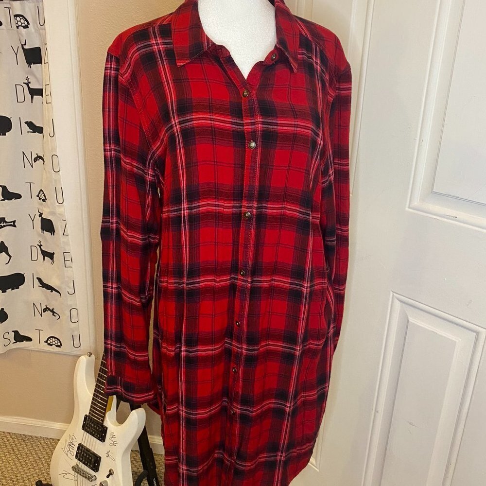 Maurices Plaid Long Sleeve Shirt Women's Size / Dress XL